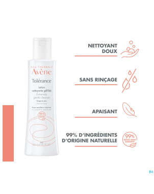 Avene tolerance lotion nettoyante gelif. 200ml