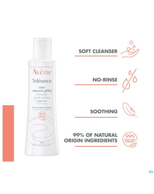 Avene tolerance lotion nettoyante gelif. 200ml