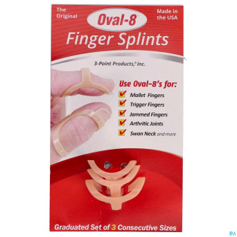 Adhome attelle oval 8 set 3 6-7-8 5,7-6,14cm