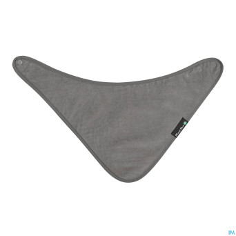 Adhome bavoir bandana adultes gris