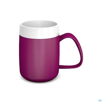 Adhome gobelet isolant ornamin pp205 200ml cassis