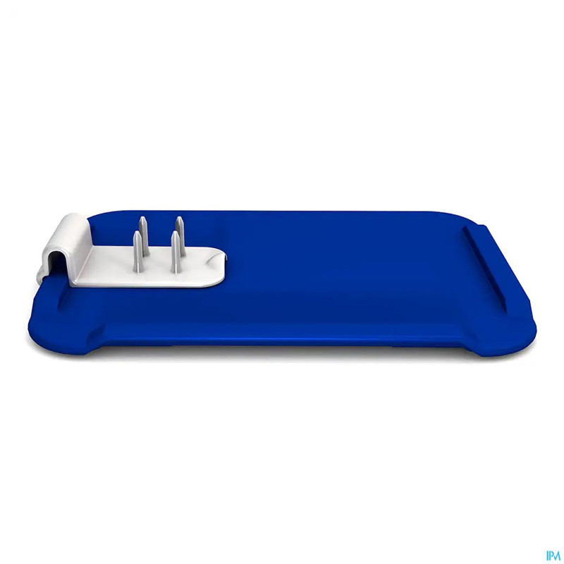 Adhome planche tartiner ornamin 28,5x21cm bleu