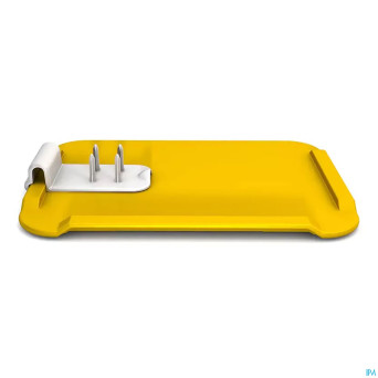 Adhome planche tartiner ornamin 28,5x21cm jaune