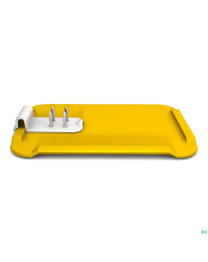 Adhome planche tartiner ornamin 28,5x21cm jaune