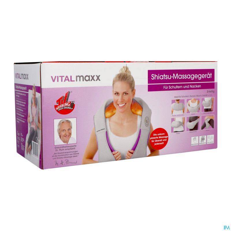 Adhome vm shiatsu coussin massage