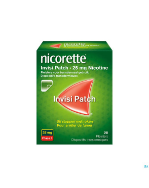 Nicorette invisi 25mg patch transderm. 28