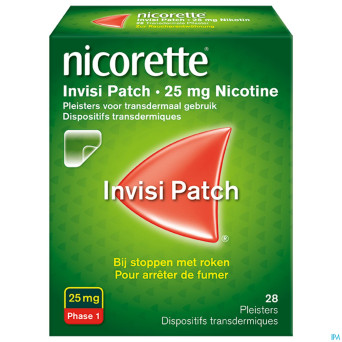 Nicorette invisi 25mg patch transderm. 28
