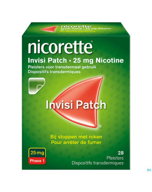 Nicorette invisi 25mg patch transderm. 28