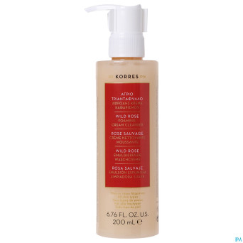 Korres kf rose sauvage foaming cleanser    200ml