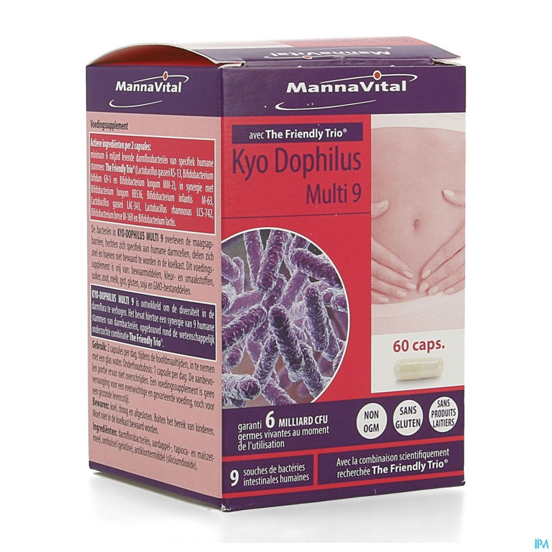 Mannavital kyodophilus multi 9    caps 60