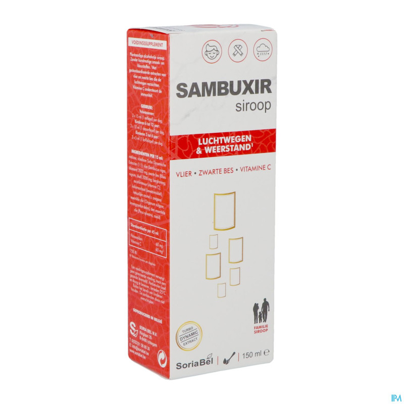 Soria sambuxir sirop    150ml nf rempl.2563781