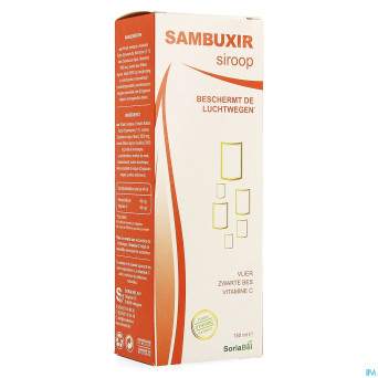 Soria sambuxir sirop    150ml nf rempl.2563781