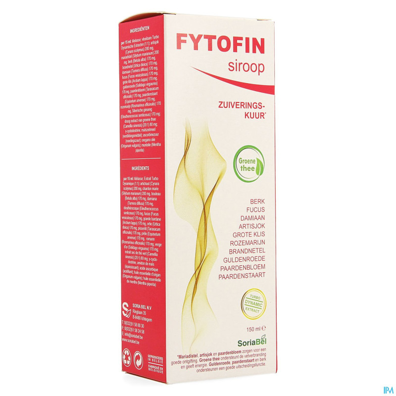 Soria fytofin sirop    150ml nf rempl.1630201