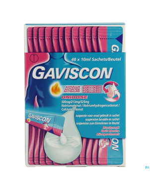 Gaviscon antiacide-antireflux susp buv.    sach 48