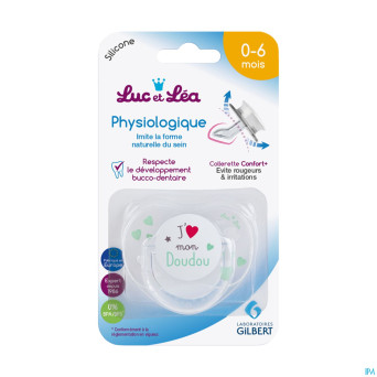 Luc&lea sucette physio 0-6m doudou anneau