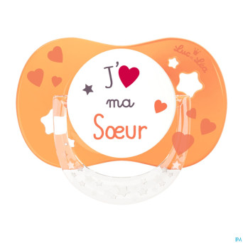 Luc&lea sucette ana 6-18m soeur anneau