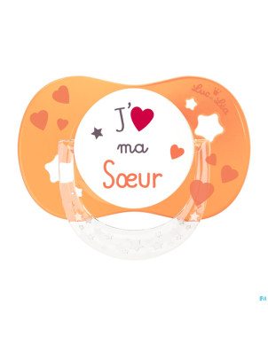 Luc&lea sucette ana 6-18m soeur anneau