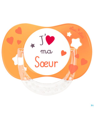 Luc&lea sucette ana 6-18m soeur anneau