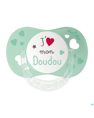 Luc&lea sucette physio 6m+ jaime doudou anneau