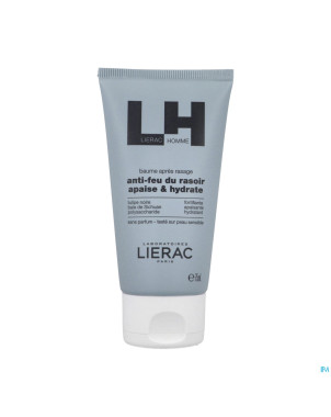 Lierac homme baume apaisant apres rasage tube 75ml