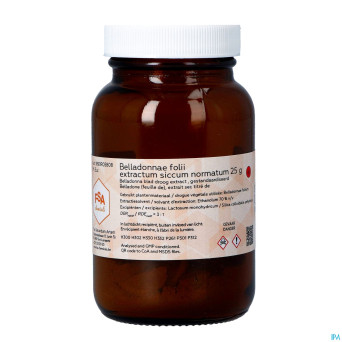 Belladone feuille extrait sec titre 25g magis