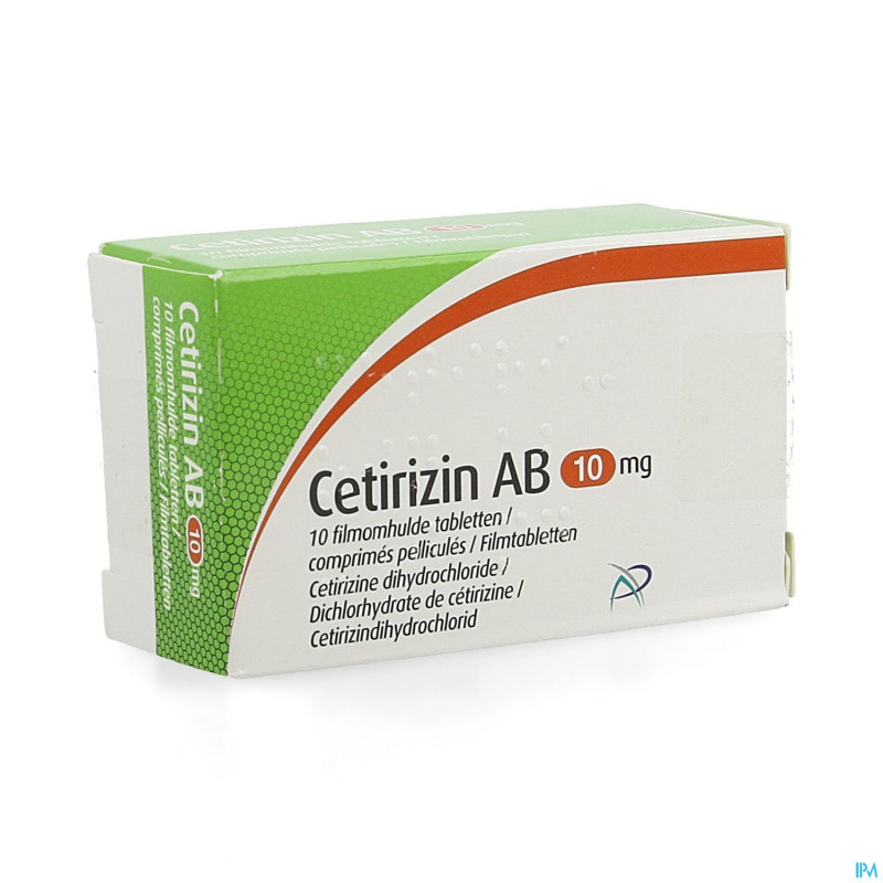 Cetirizin ab 10mg comp pell  10