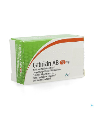 Cetirizin ab 10mg comp pell  10