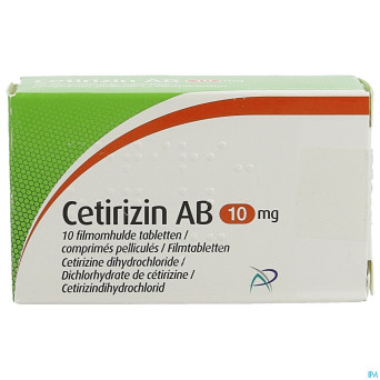 Cetirizin ab 10mg comp pell  10