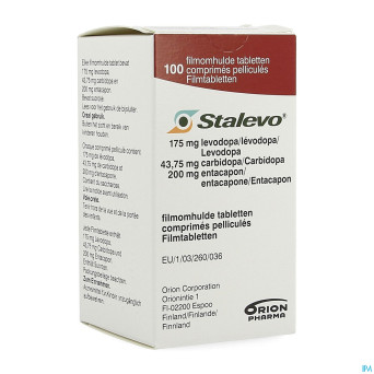Stalevo 175mg/43,75mg/200mg comp pell 100