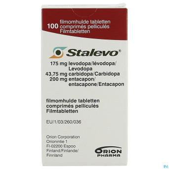 Stalevo 175mg/43,75mg/200mg comp pell 100