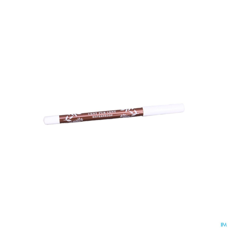 Cent pur cent waterproof eyepencil brun fonce