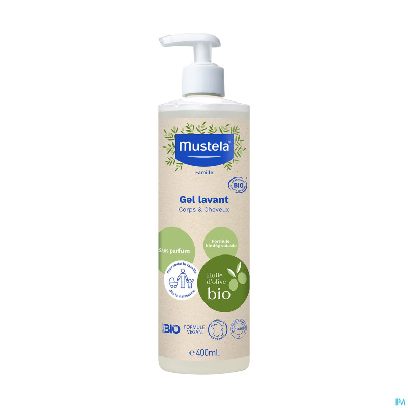 Mustela fam bio gel lavant    400ml