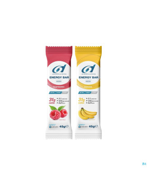 6d sixd energy bar banana    6x45g