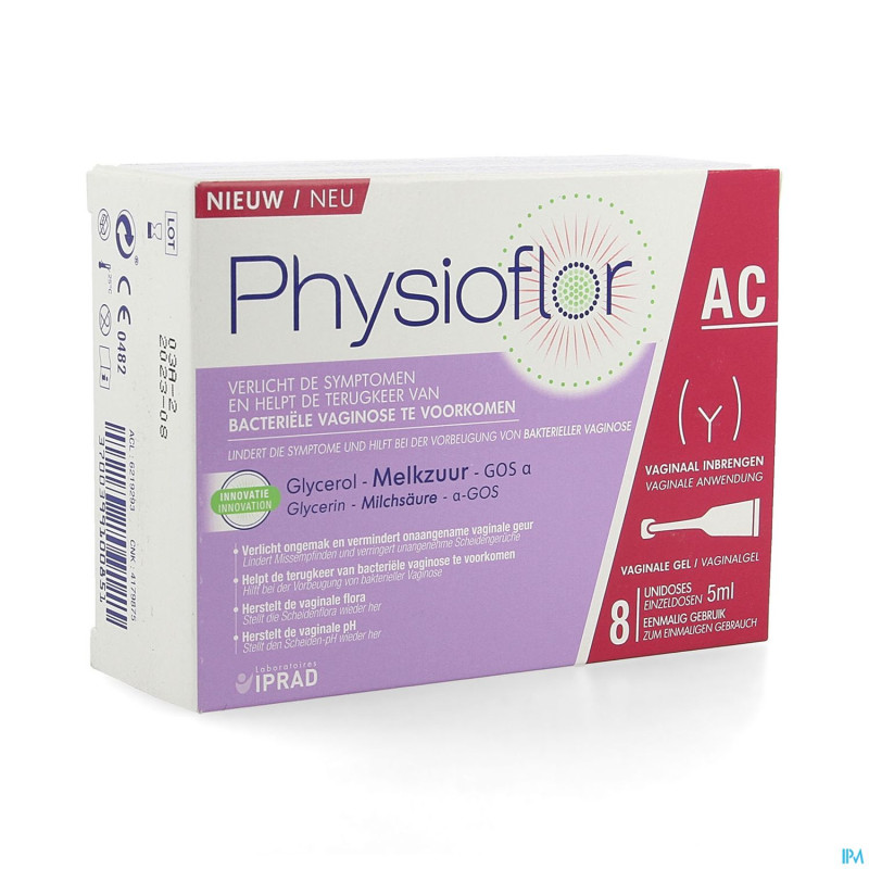 Physioflor gel unidos    8x5ml