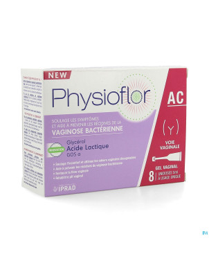 Physioflor gel unidos    8x5ml