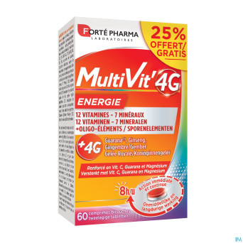 Multivit' 4g energie    comp 60