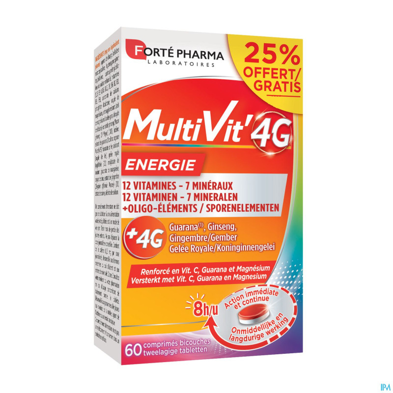 Multivit' 4g energie    comp 60