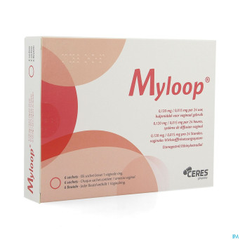 Myloop 0,120mg/0,015mg/24h syst.diffusion vagin. 6
