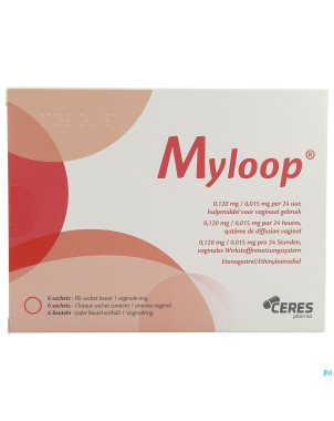 Myloop 0,120mg/0,015mg/24h syst.diffusion vagin. 6
