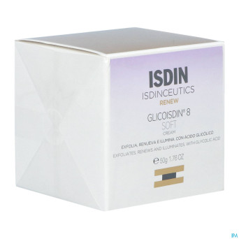 Isdinceutics glicoisdin 8 soft facial cream    50g