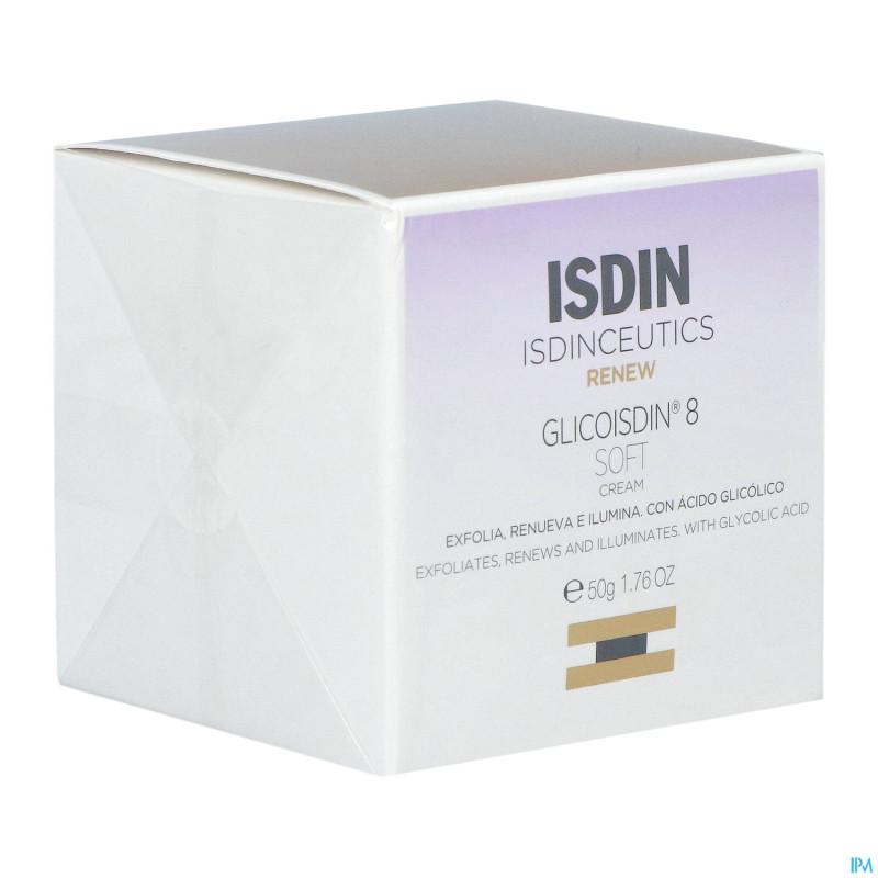 Isdinceutics glicoisdin 8 soft facial cream    50g