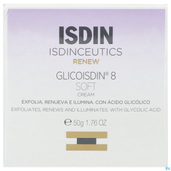 Isdinceutics glicoisdin 8 soft facial cream    50g