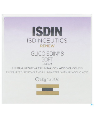 Isdinceutics glicoisdin 8 soft facial cream    50g