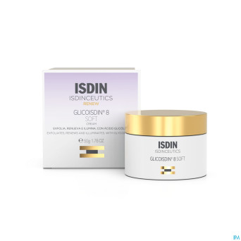 Isdinceutics glicoisdin 8 soft facial cream    50g