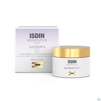 Isdinceutics glicoisdin 8 soft facial cream    50g