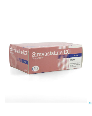 Simvastatine eg 40mg pi pharma comp pell 100 pip