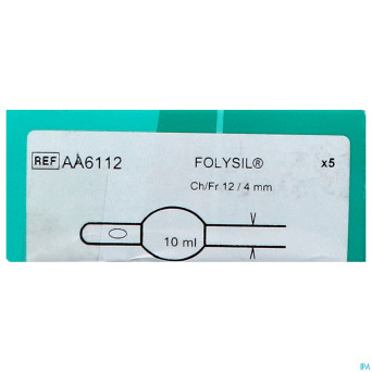 Folysil 2 voies nel sil cath 10ml 41cm ch12 5
