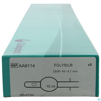 Folysil 2 voies nel sil cath 10ml 41cm ch14 5