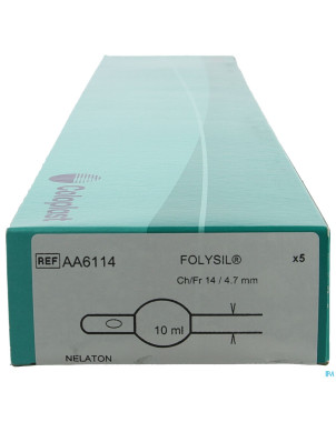Folysil 2 voies nel sil cath 10ml 41cm ch14 5