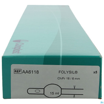 Folysil 2 voies nel sil cath 15ml 41cm ch18 5